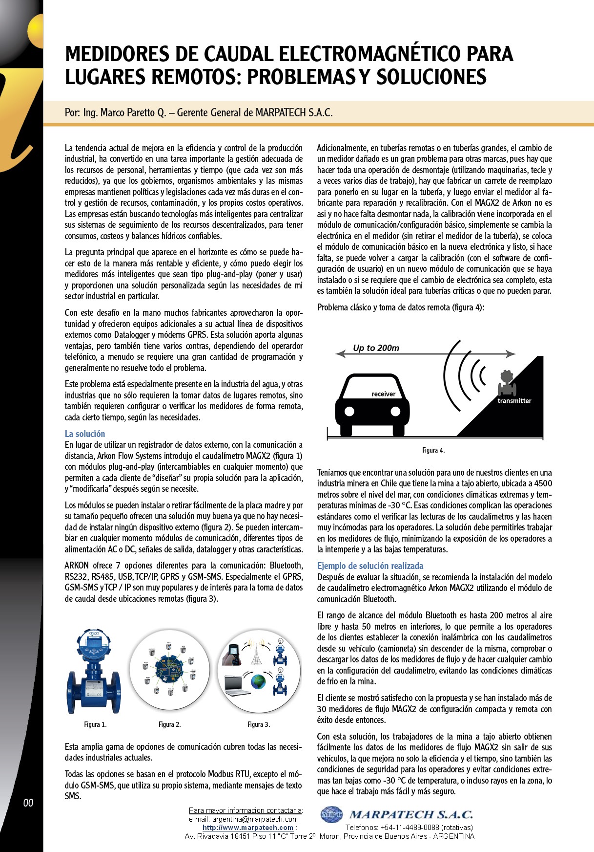 Caudalímetros Electromagnéticos Arkon – Argentina