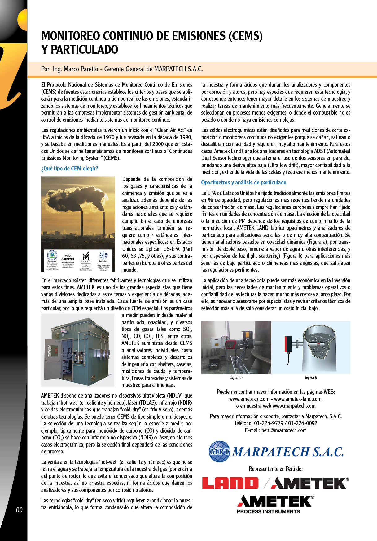 CEMS y Opacidad – AMETEK Process Instruments
