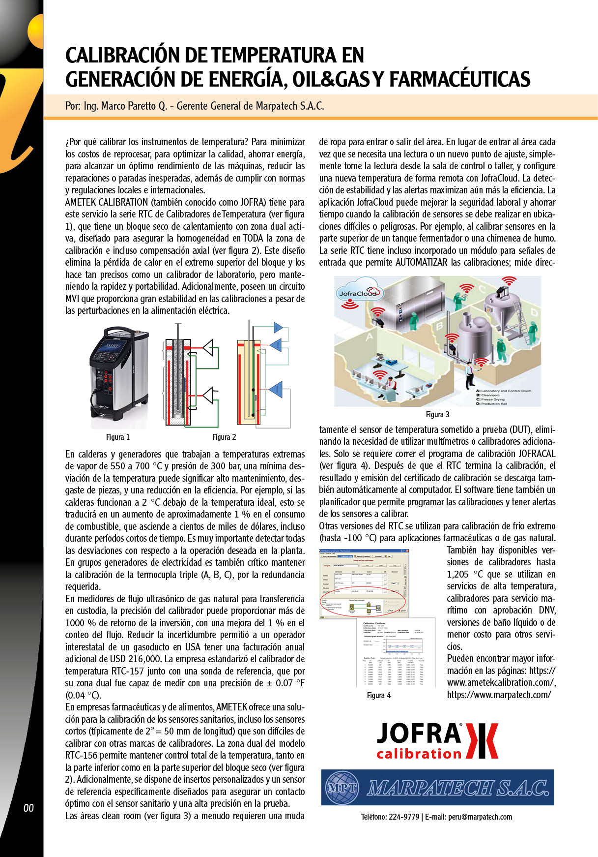 Calibración de Temperatura – AMETEK JOFRA