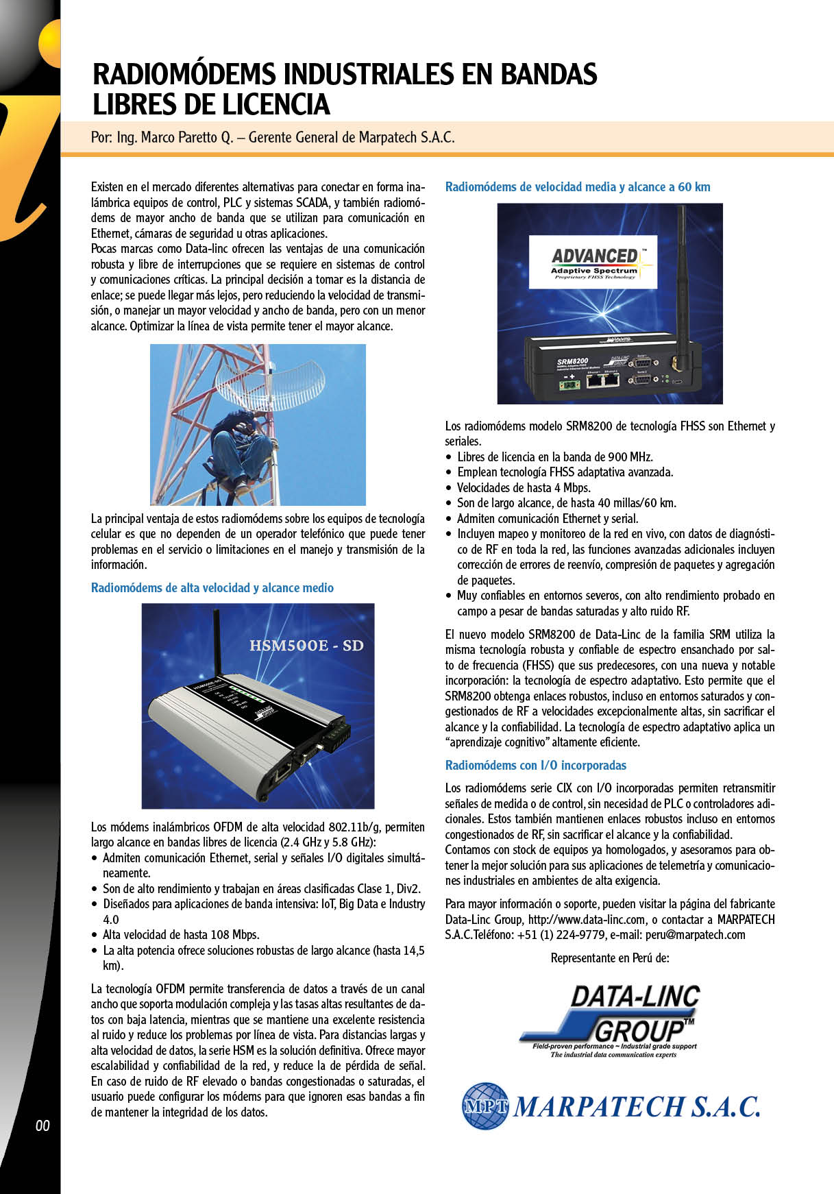 Radiomodems de Bandas Libres DataLinc