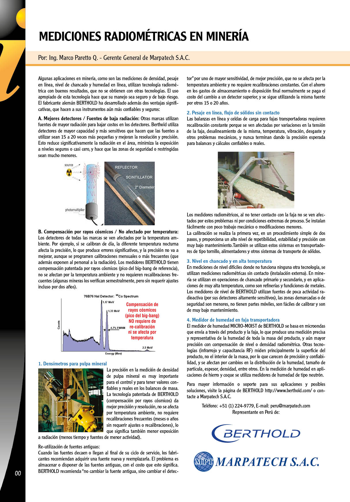 Mediciones Radiométricas en Minería – Berthold